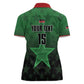 Custom Kenya Football Women Polo Shirt Harambee Harambee Stars - Green Jersey - African Pride