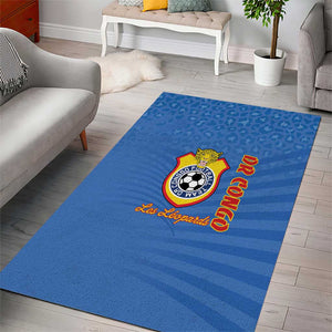 DR Congo Football Area Rug Allez Les Léopards - African Pride