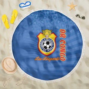 DR Congo Football Beach Blanket Allez Les Léopards - African Pride