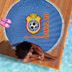 DR Congo Football Beach Blanket Allez Les Léopards - African Pride