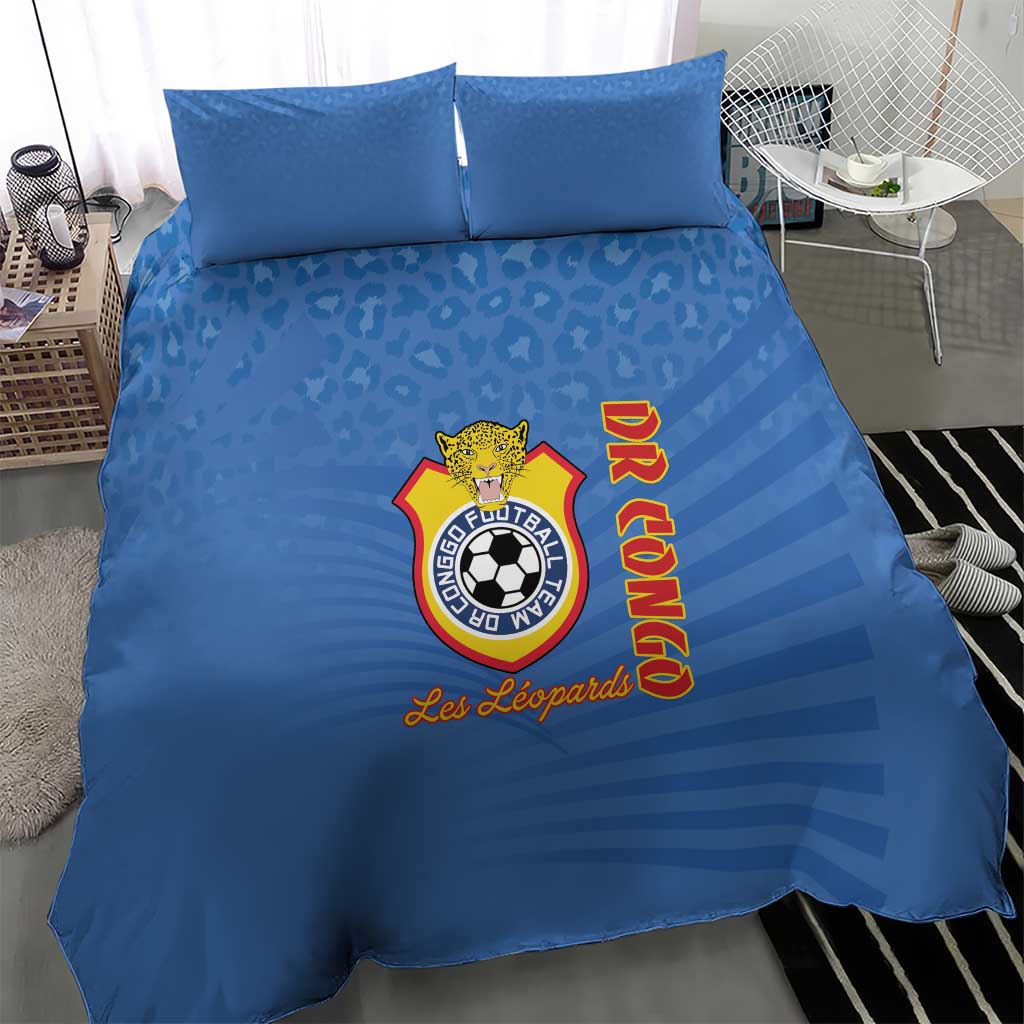 DR Congo Football Bedding Set Allez Les Léopards - African Pride