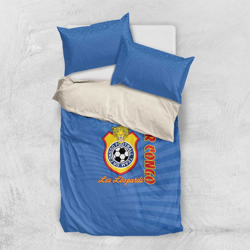 DR Congo Football Bedding Set Allez Les Léopards - African Pride