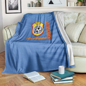 DR Congo Football Blanket Allez Les Léopards - African Pride