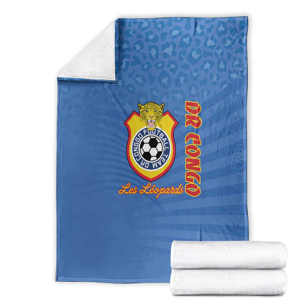 DR Congo Football Blanket Allez Les Léopards - African Pride