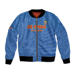 Custom DR Congo Football Bomber Jacket Allez Les Léopards - African Pride