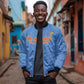 Custom DR Congo Football Bomber Jacket Allez Les Léopards - African Pride