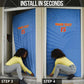 Custom DR Congo Football Door Cover Come On Les Léopards