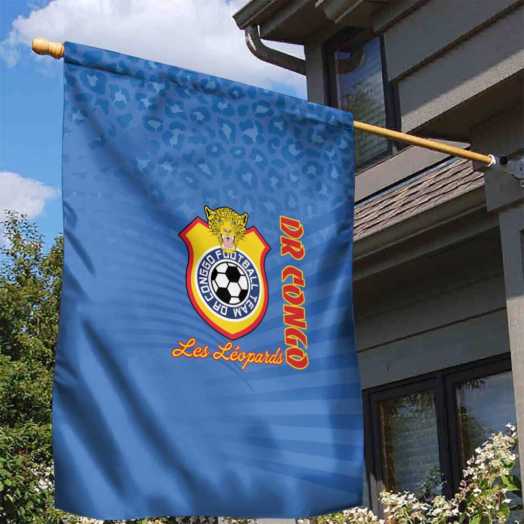 DR Congo Football Garden Flag Allez Les Léopards - African Pride