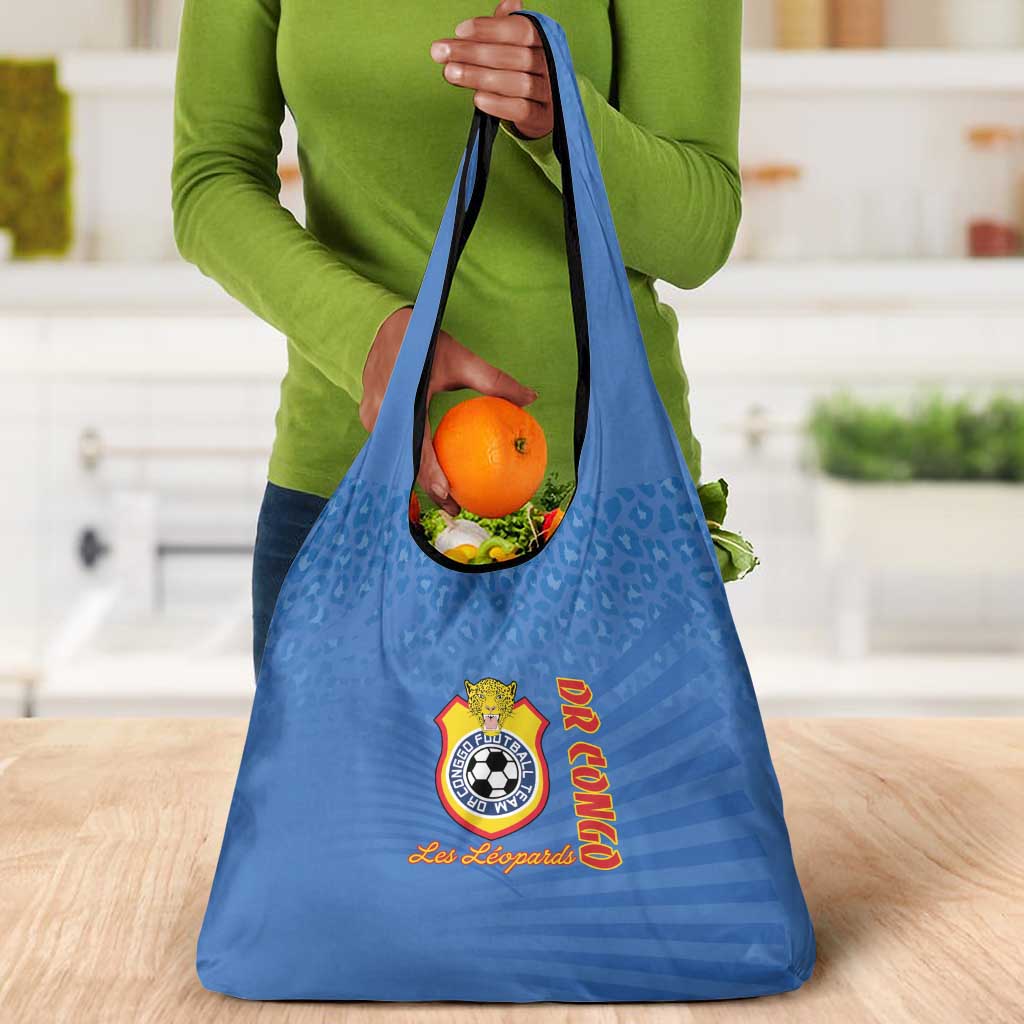 DR Congo Football Grocery Bag Allez Les Léopards - African Pride