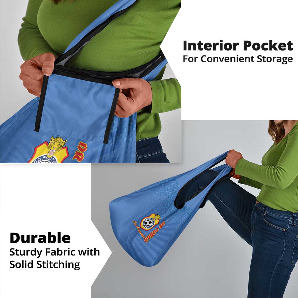 DR Congo Football Grocery Bag Allez Les Léopards - African Pride