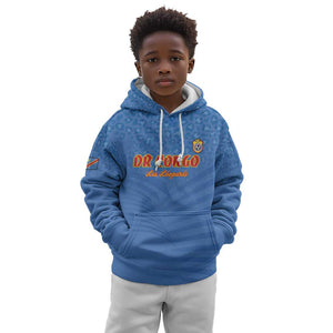 Custom DR Congo Football Kid Hoodie Allez Les Léopards - African Pride