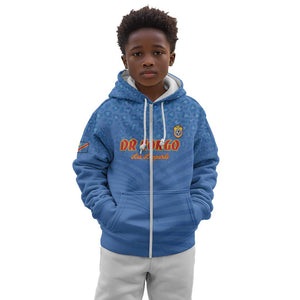 Custom DR Congo Football Kid Hoodie Allez Les Léopards - African Pride