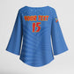 Custom DR Congo Football Kimono Sleeve Blouse Come On Les Léopards