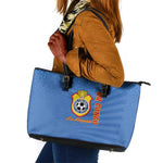 DR Congo Football Leather Tote Bag Allez Les Léopards - African Pride