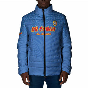 Custom DR Congo Football Padded Jacket Come On Les Léopards
