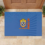 DR Congo Football Rubber Doormat Allez Les Léopards - African Pride