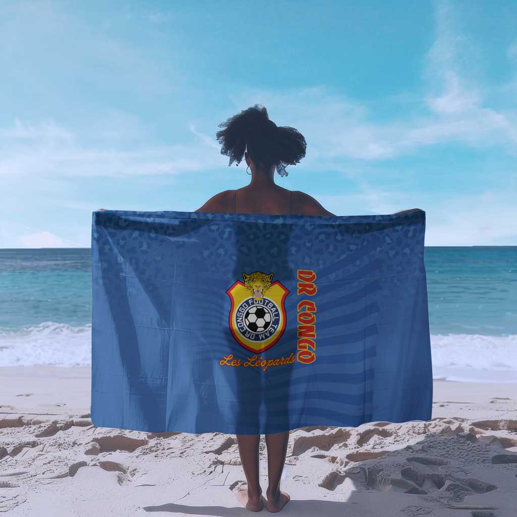 DR Congo Football Sarong Allez Les Léopards - African Pride