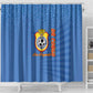 DR Congo Football Shower Curtain Allez Les Léopards - African Pride