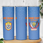 Custom DR Congo Football Skinny Tumbler Allez Les Léopards - African Pride