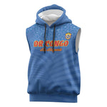 Custom DR Congo Football Sleeveless Hoodie Allez Les Léopards - African Pride