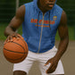 Custom DR Congo Football Sleeveless Zip Hoodie Allez Les Léopards - African Pride