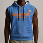 Custom DR Congo Football Sleeveless Zip Hoodie Allez Les Léopards - African Pride