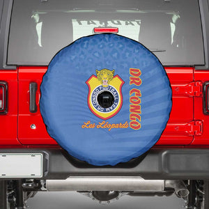 DR Congo Football Spare Tire Cover Allez Les Léopards - African Pride