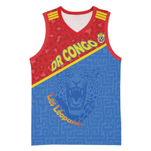 Custom DR Congo Football Basketball Jersey Go Champions - African Pride