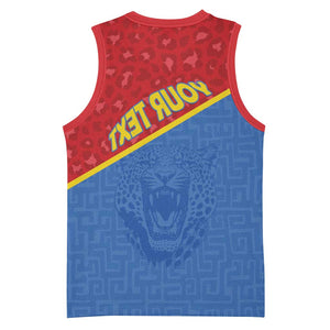 Custom DR Congo Football Basketball Jersey Go Champions - African Pride