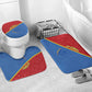 DR Congo Football Bathroom Set Allez Les Léopards