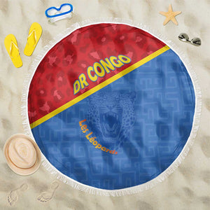 DR Congo Football Beach Blanket Go Champions - African Pride