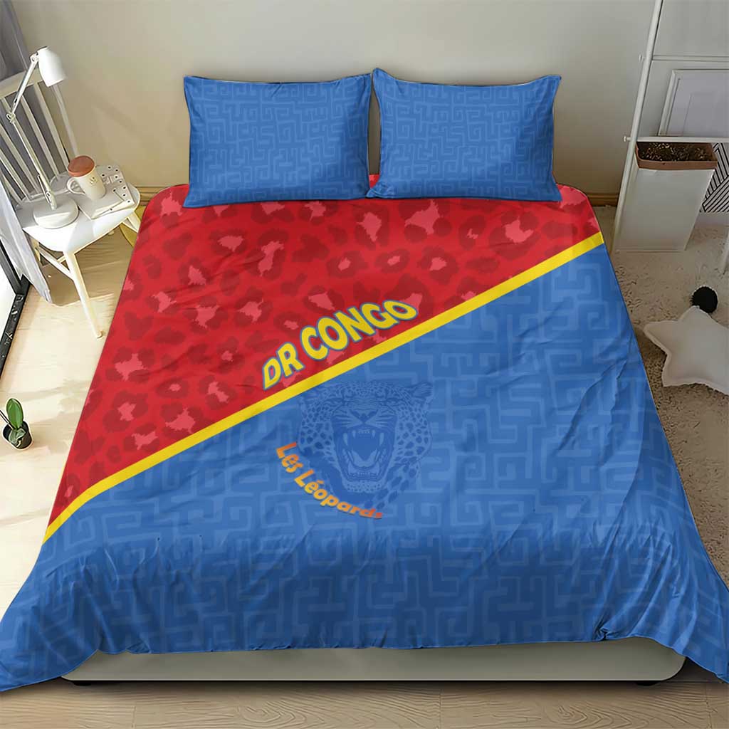 DR Congo Football Bedding Set Go Champions - African Pride