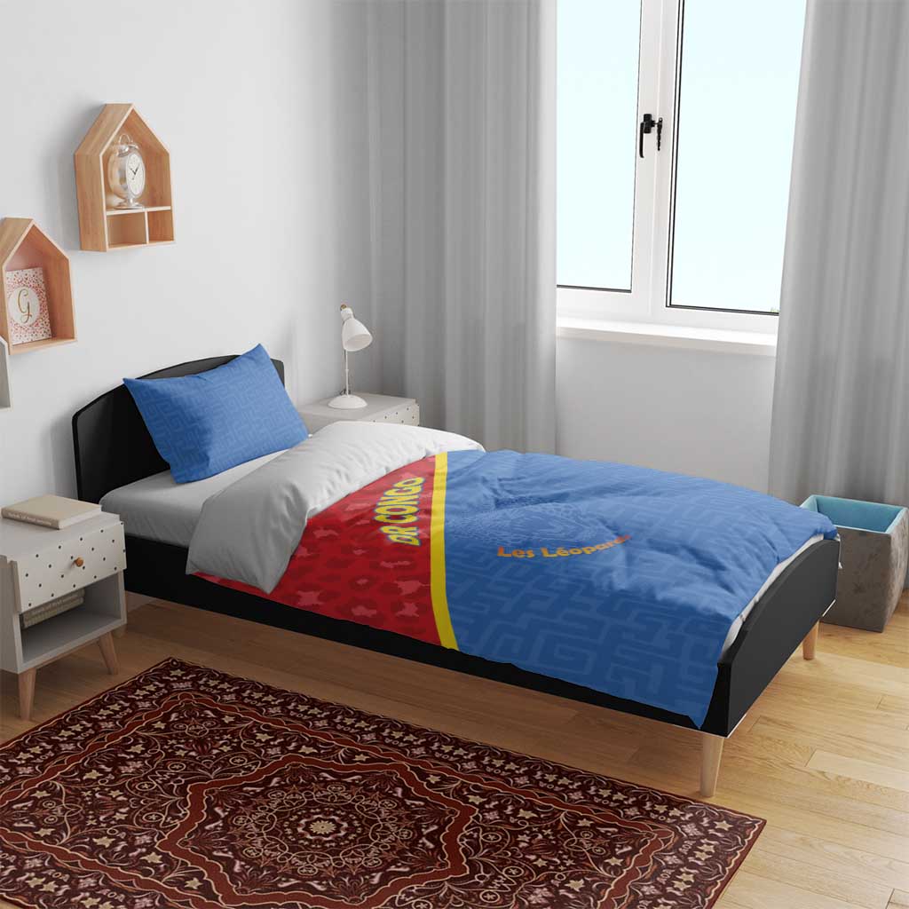DR Congo Football Bedding Set Go Champions - African Pride