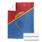 DR Congo Football Blanket Go Champions - African Pride
