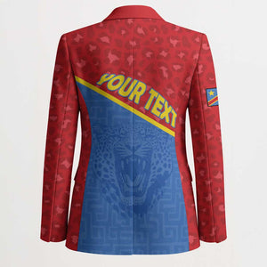 Custom DR Congo Football Blazer Allez Les Léopards