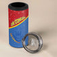Custom DR Congo Football 4 in 1 Can Cooler Tumbler Go Champions - African Pride