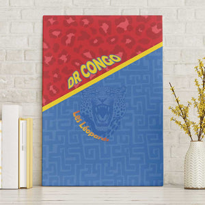 DR Congo Football Canvas Wall Art Go Champions - African Pride