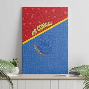 DR Congo Football Canvas Wall Art Go Champions - African Pride