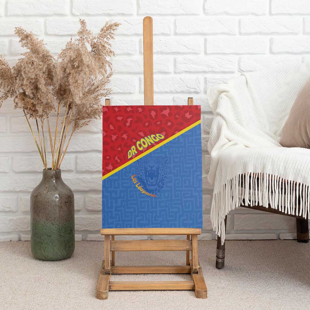 DR Congo Football Canvas Wall Art Go Champions - African Pride