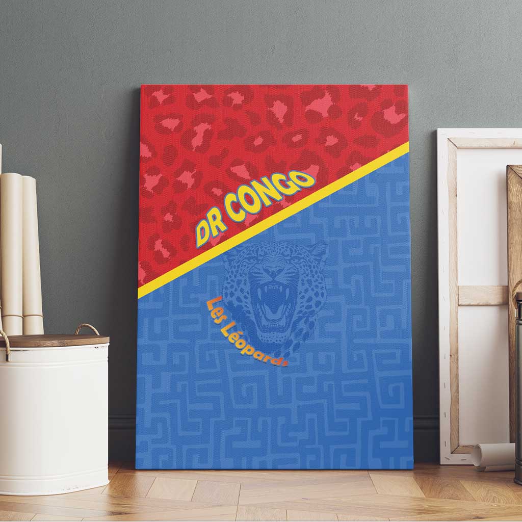 DR Congo Football Canvas Wall Art Go Champions - African Pride