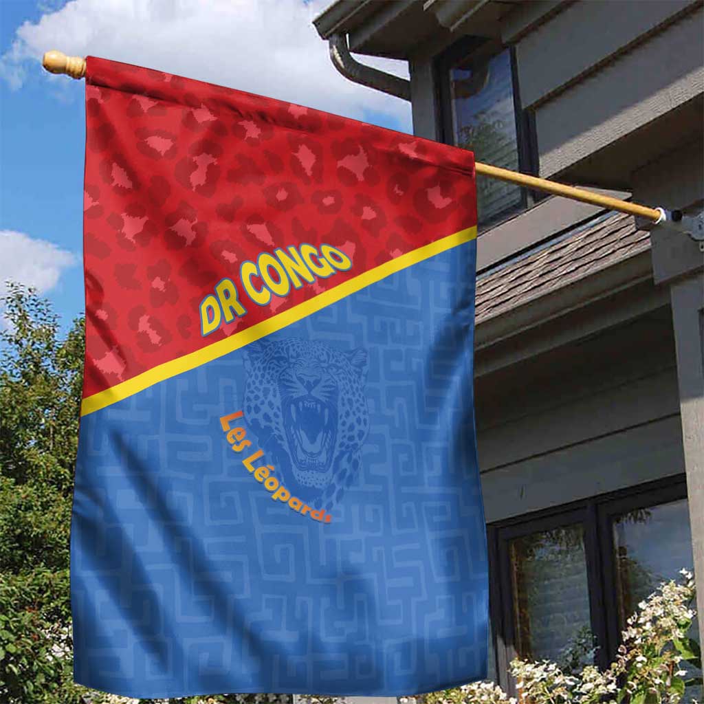DR Congo Football Garden Flag Go Champions - African Pride