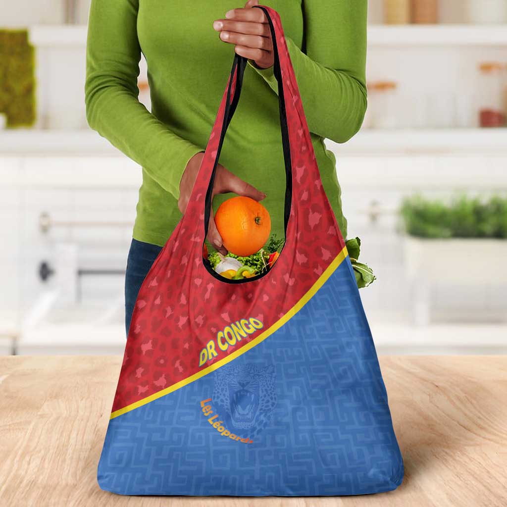 DR Congo Football Grocery Bag Go Champions - African Pride
