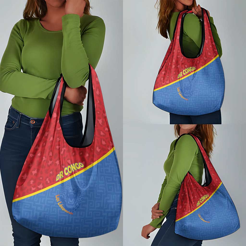 DR Congo Football Grocery Bag Go Champions - African Pride