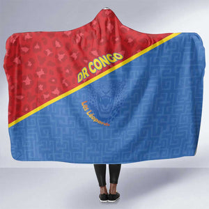DR Congo Football Hooded Blanket Go Champions - African Pride