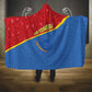 DR Congo Football Hooded Blanket Go Champions - African Pride