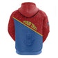 Custom DR Congo Football Hoodie Go Champions - African Pride