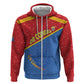 Custom DR Congo Football Hoodie Go Champions - African Pride