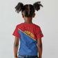 Custom DR Congo Football Kid T shirt Go Champions - African Pride