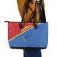 DR Congo Football Leather Tote Bag Go Champions - African Pride