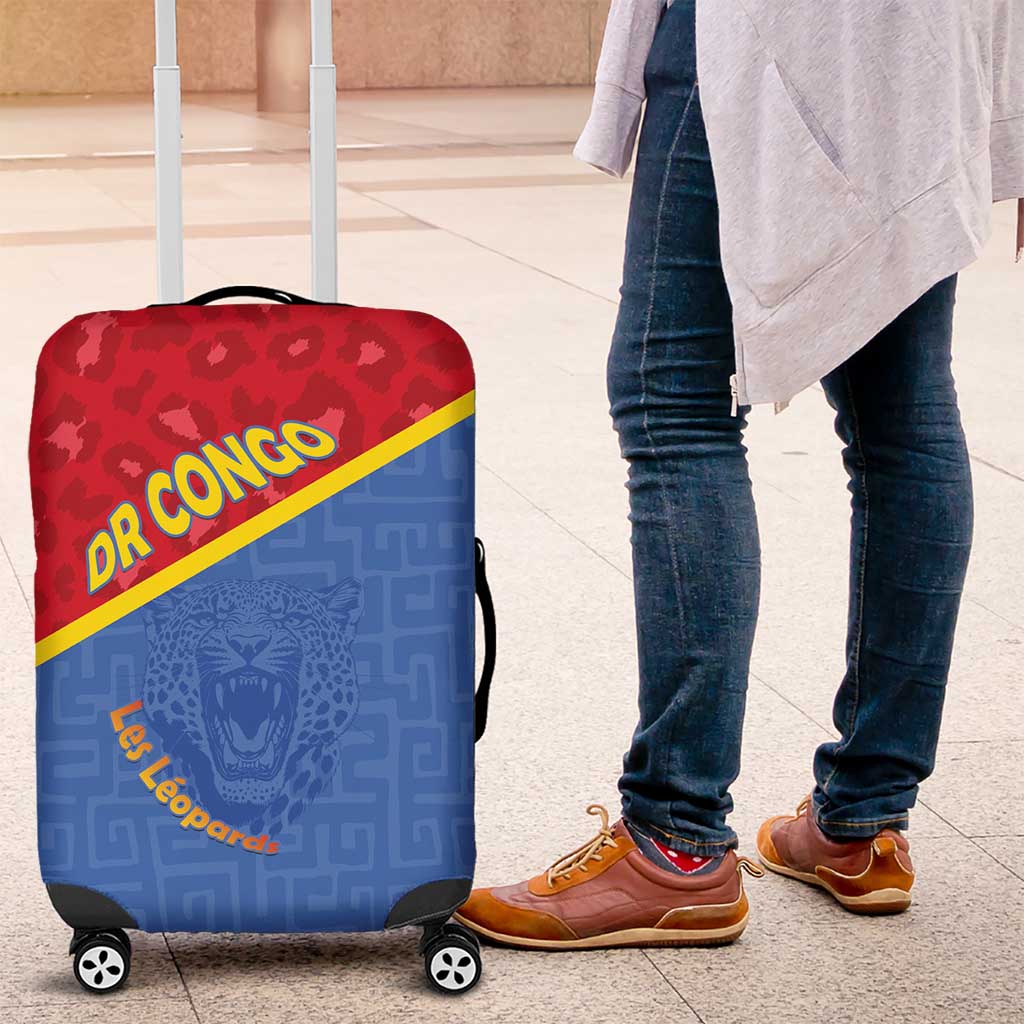 DR Congo Football Luggage Cover Go Champions - African Pride